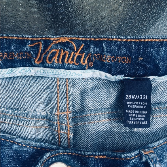 Vanity Jeans Vanity Distressed Jeans Size 28 X 33l Poshmark